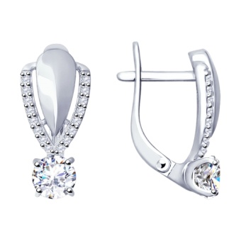Серьги из серебра