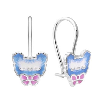 Серьги детские из серебра