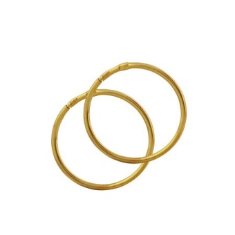 Серьги конго 20 из золота