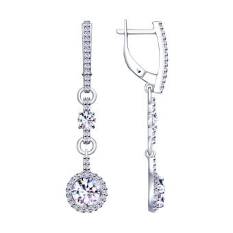 Серьги из серебра
