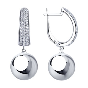 Серьги из серебра