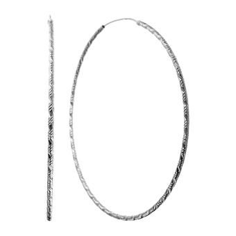 Серьги конго 70 из серебра